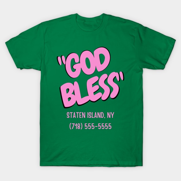 God bless staten island T-Shirt by LukjanovArt